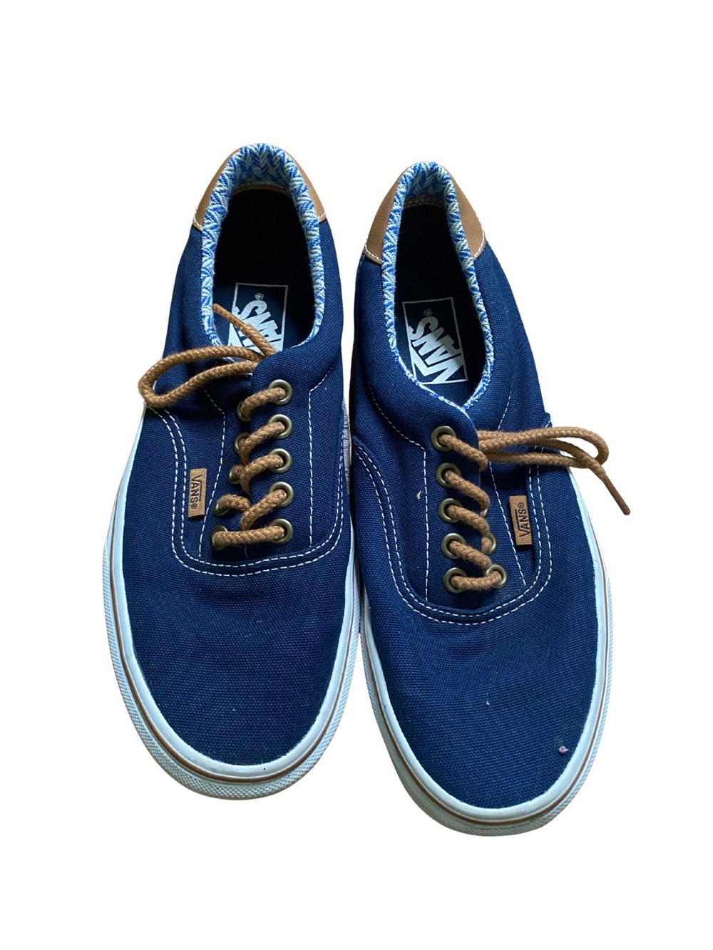 Vans Era 59 low-top sneakers in navy blue canvas, men’s size 7.5 / w 9